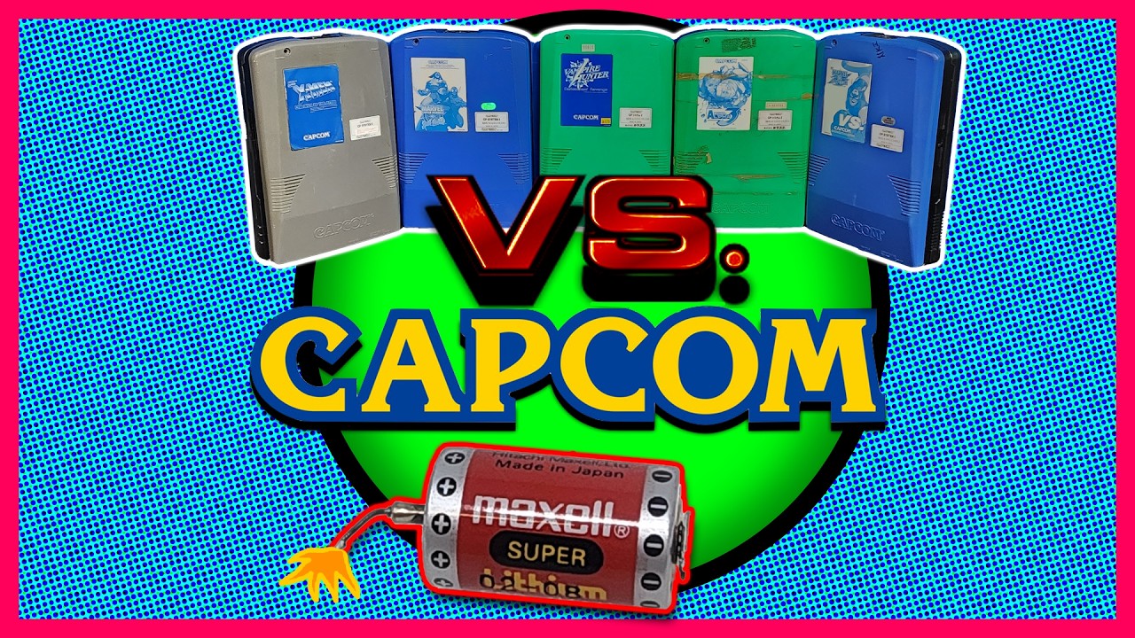CPS-2 Arcade Battery Replacement | MARVEL VS CAPCOM - Clash Of Super Heroes