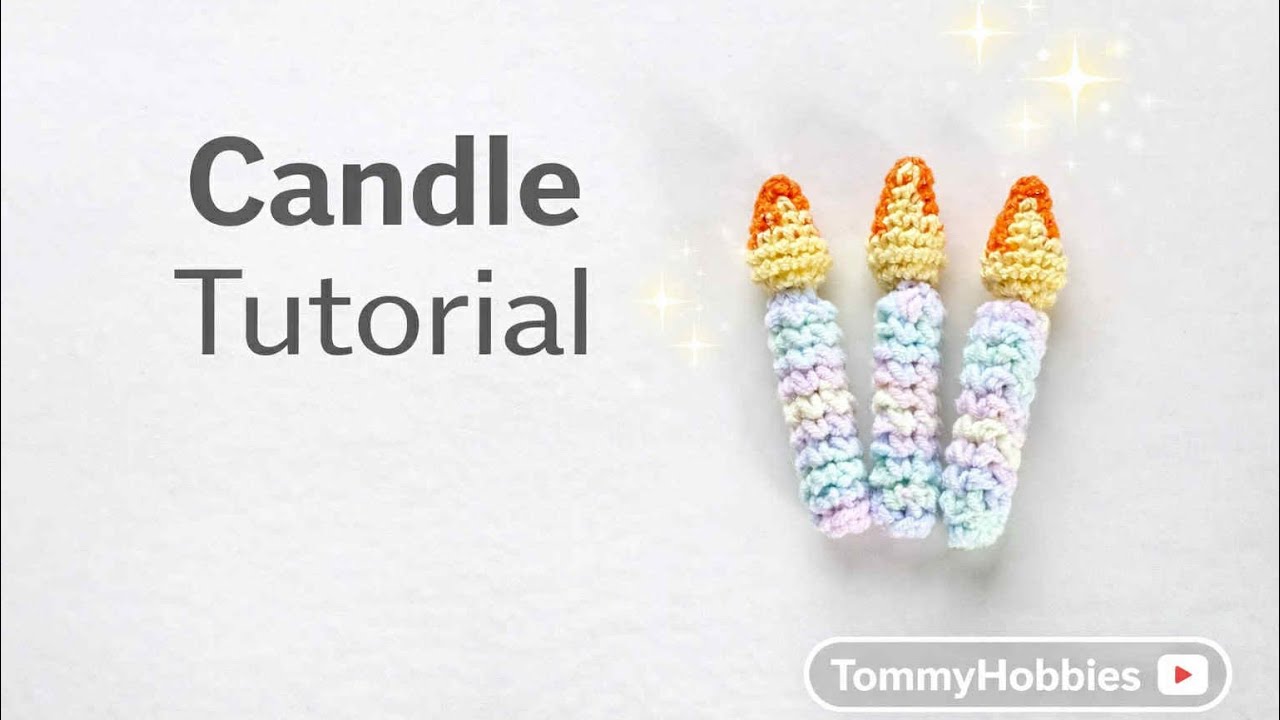 Crochet Candle Tutorial 🕯️ | Easy Handmade Candle for Beginners