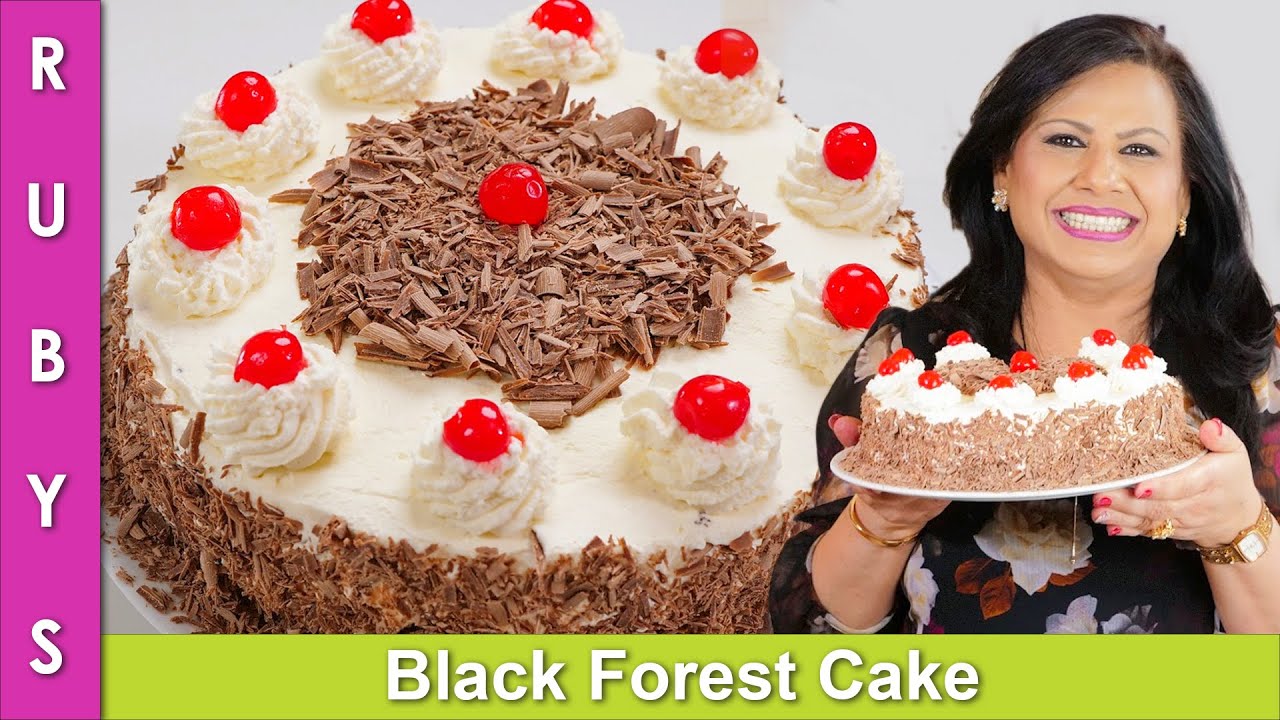 Black Forest Cake Recipe in Urdu Hindi - RKK