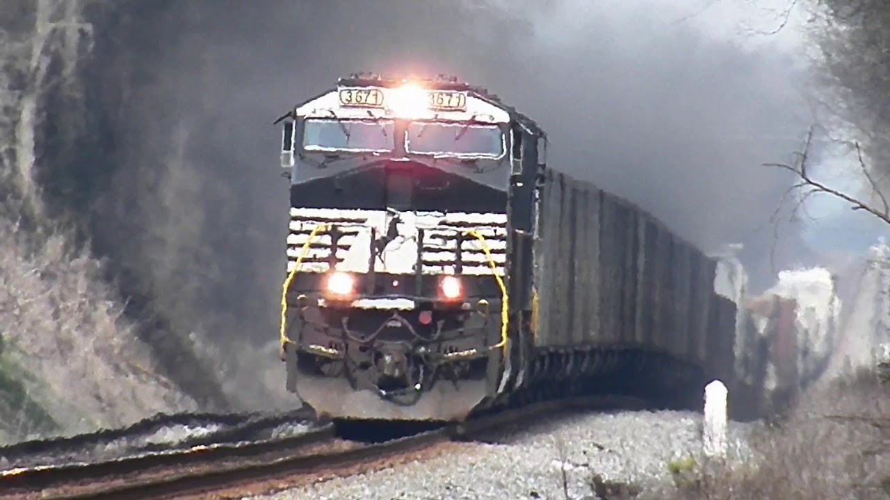 Norfolk Southern Freight Trains Compilation #4 | Southern Freight Trains