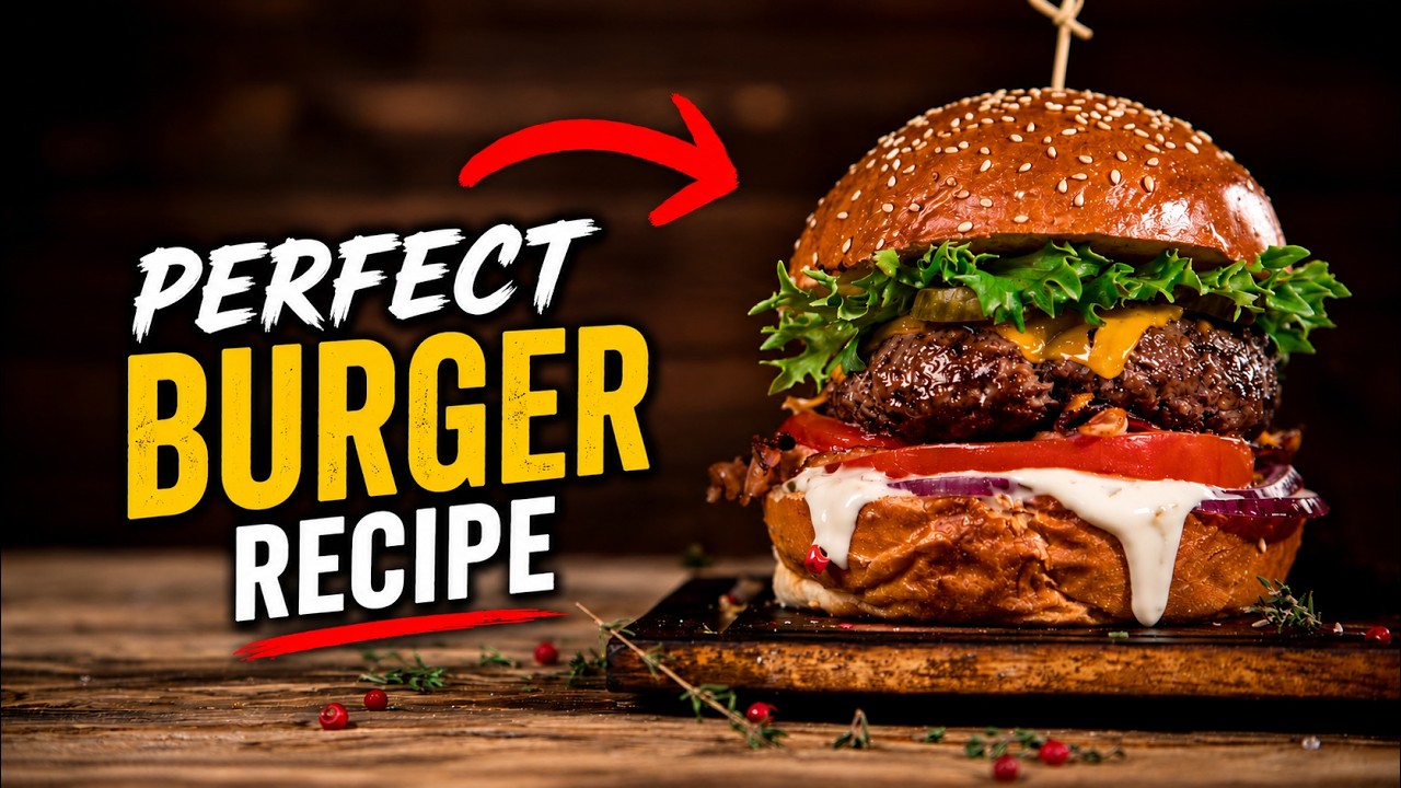 How To Make Perfect Burger  Two Ways Easy Simple