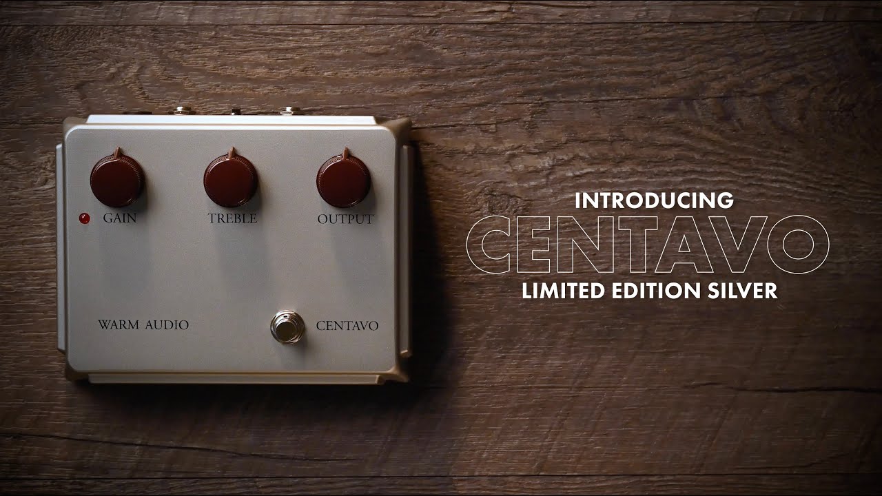 Introducing Limited Edition Silver Centavo, Professional Overdrive Pedal