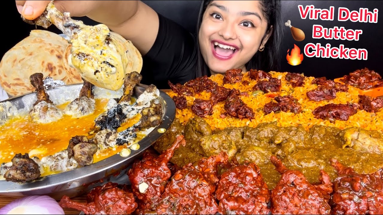 VIRAL TASLA BUTTER CHICKEN,SPICY SCHEZWAN CHICKEN FRIED RICE,CHICKEN KALEJI CURRY & CHICKEN LOLLIPOP