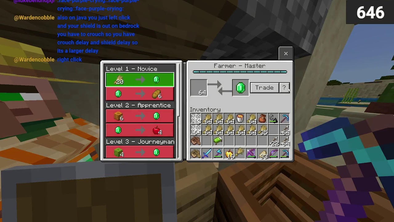 getting big rich in hardcore bedrock minecraft