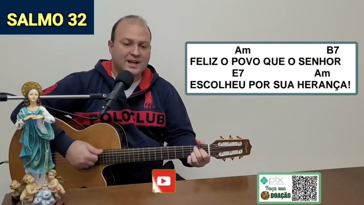 Feliz o povo que o Senhor escolheu por sua herança SALMO 32 MISSA 