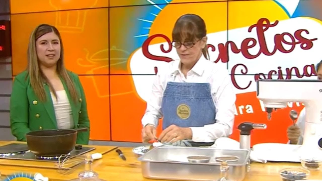 Sandra Plevisani nos revela sus secretos para hacer una deliciosa crema volteada de chocolate
