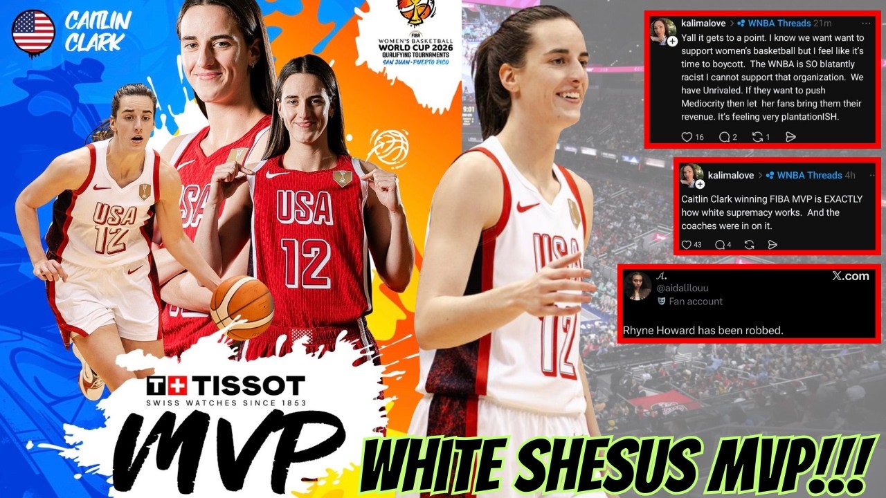 The Slows Are CRASHING OUT Over Caitlin Clark MVP Award!
