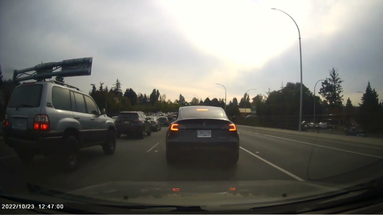 ORSKEY S900 Dashcam front/rear camera driving test raw video