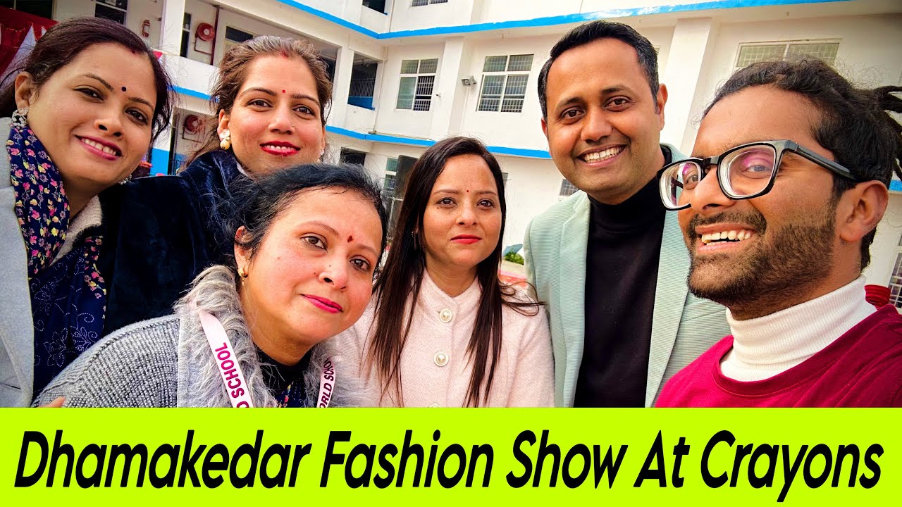 Dhamakedar Fashion Show At Crayons || Baijnath Wala Vlogs ||