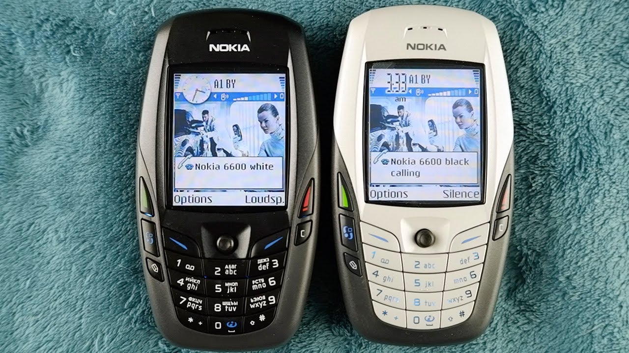 Calling from Nokia 6600 black to Nokia 6600 white. What color do you prefer?