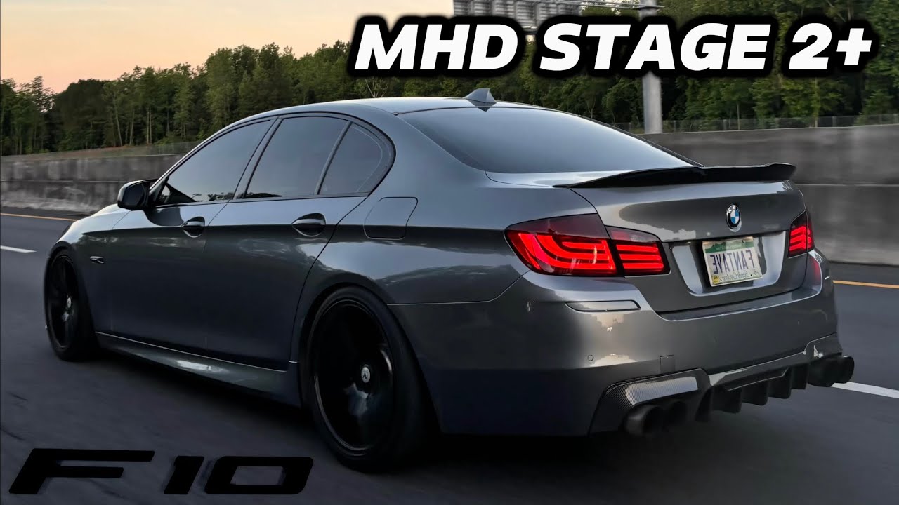 BMW F10 535i EXHAUST SCREAMING DOWN THE HIGHWAY SCARING DRIVERS AT HIGH SPEED (STRAIGHT PIPED N55)