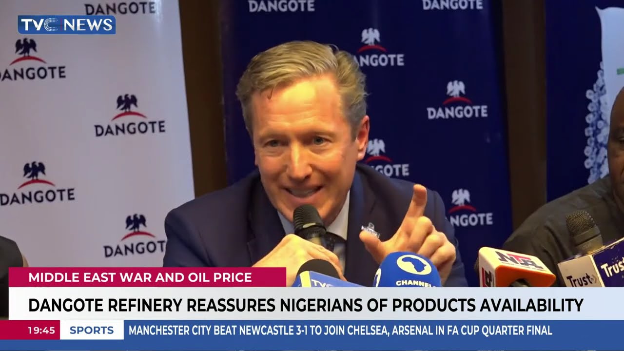 Dangote Refinery Reassures Nigerians Of Product Availibility Amid Middle East War