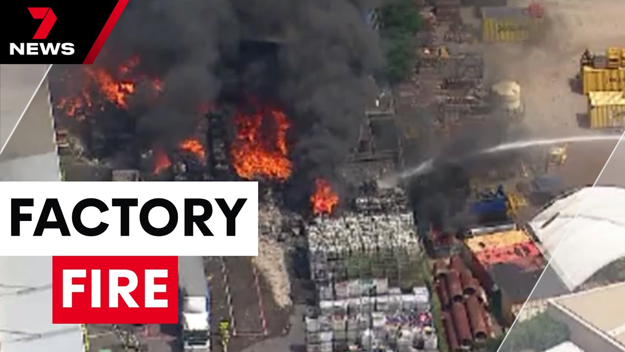 Western Sydney factory fire | 7NEWS