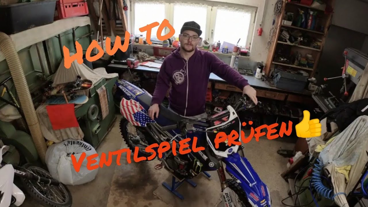 Ventilspiel prüfen/Yamaha YZ250f/ Motocross/Enduro