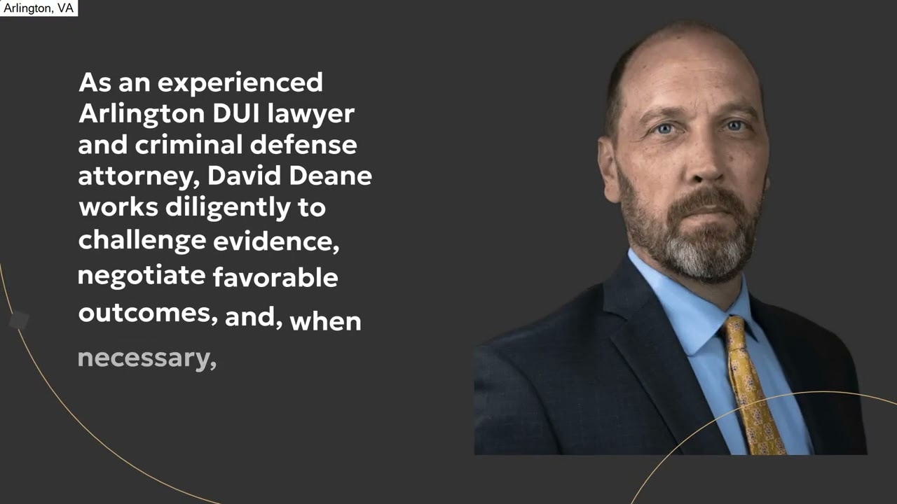 Criminal Lawyer | Arlington, VA | David Deane Law