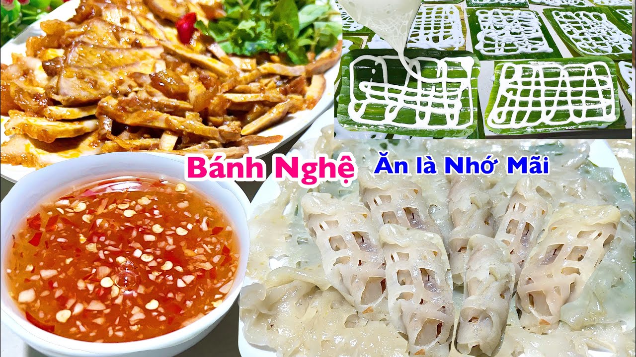 ĐỘC ĐÁO VÀ HẤP DẪN- Cách làm Bánh Nghệ Gò Công dẻo dai rất Ngon!