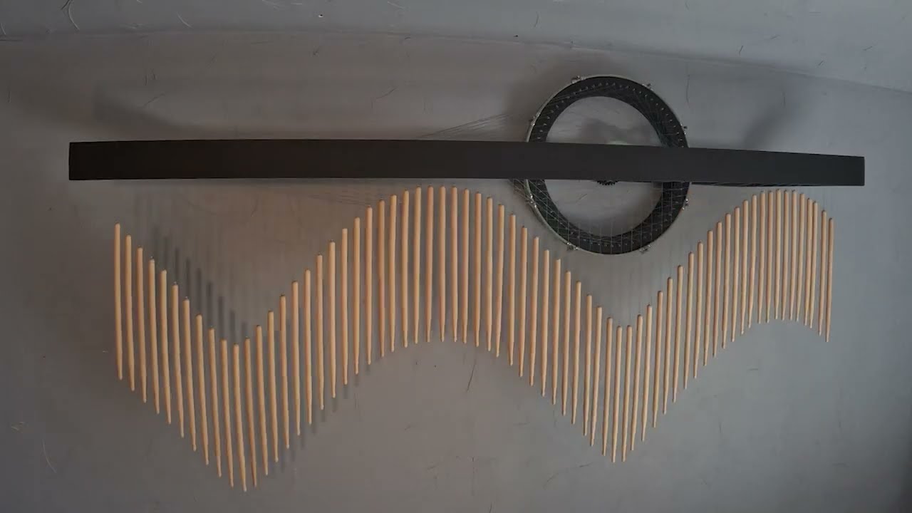 Kinetic Wave Sculpture: Drumroll
