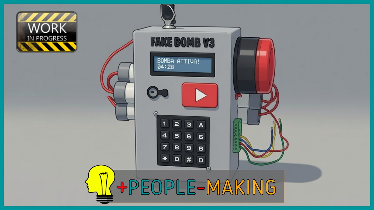 HO COSTRUITO UNA FAKE BOMB V3: Riuscirai a disattivarla? 💣