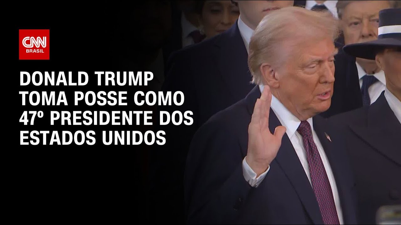 Donald Trump toma posse como 47º presidente dos Estados Unidos | CNN NA POSSE DE TRUMP