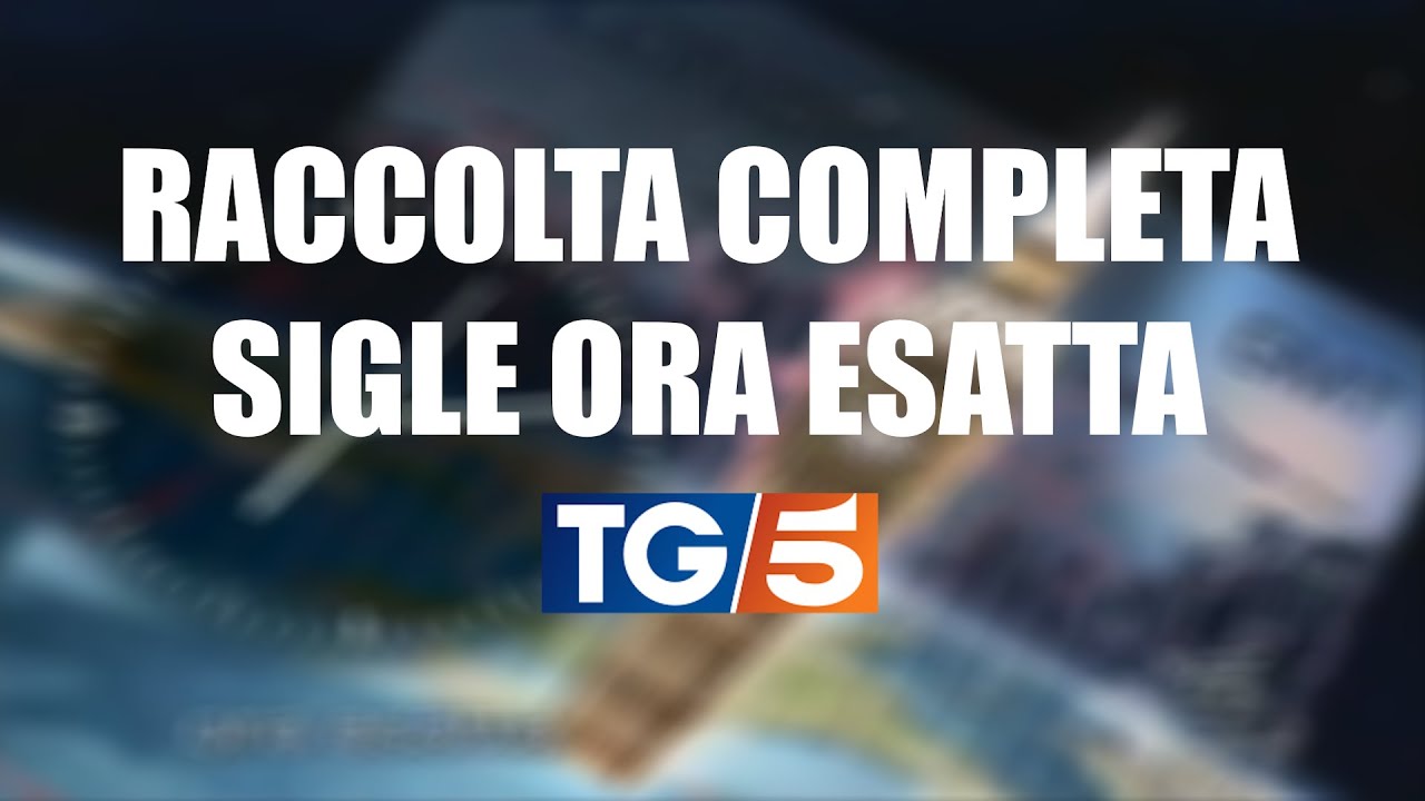 Raccolta Completa Sigle Ora Esatta Tg5