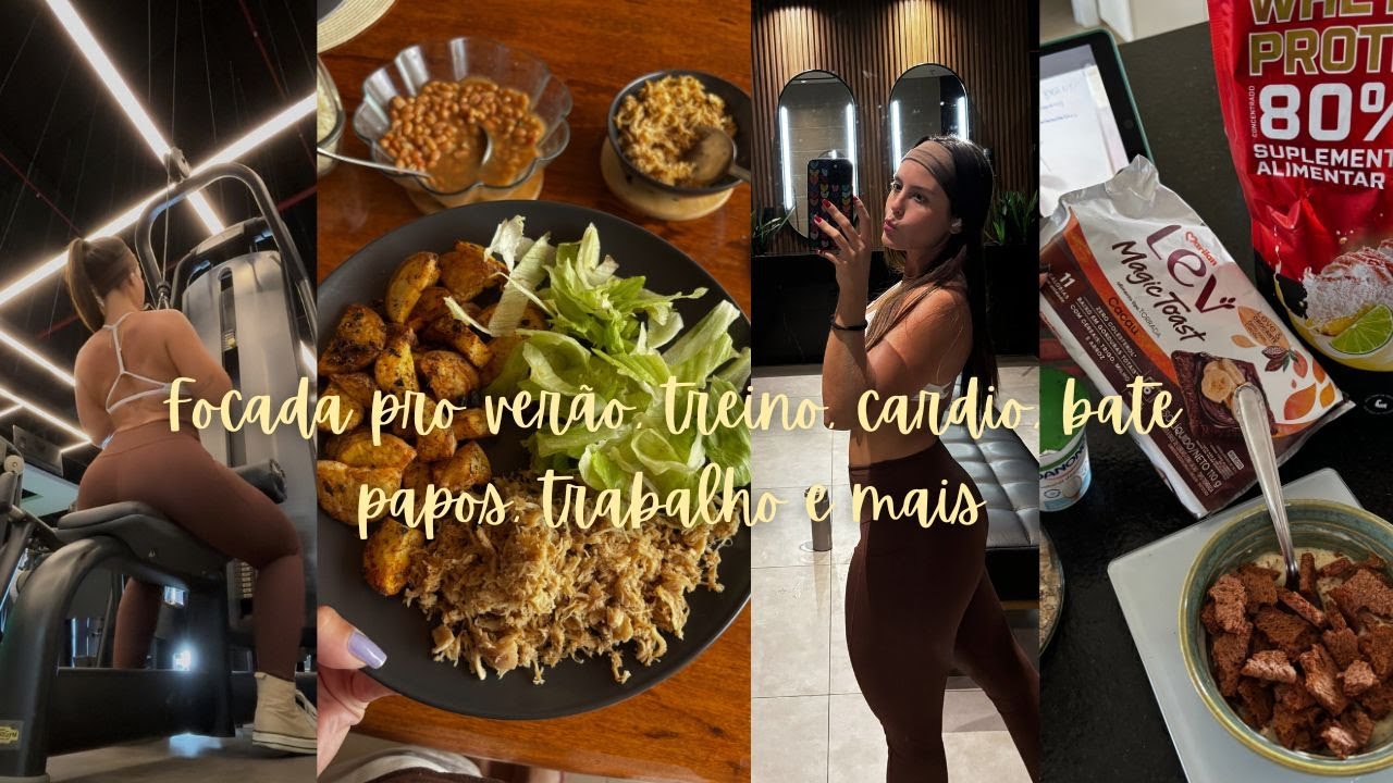 Focada pro projeto verão, dieta, treino mesmo desmotivada, trabalho e mais - VLOGMAS