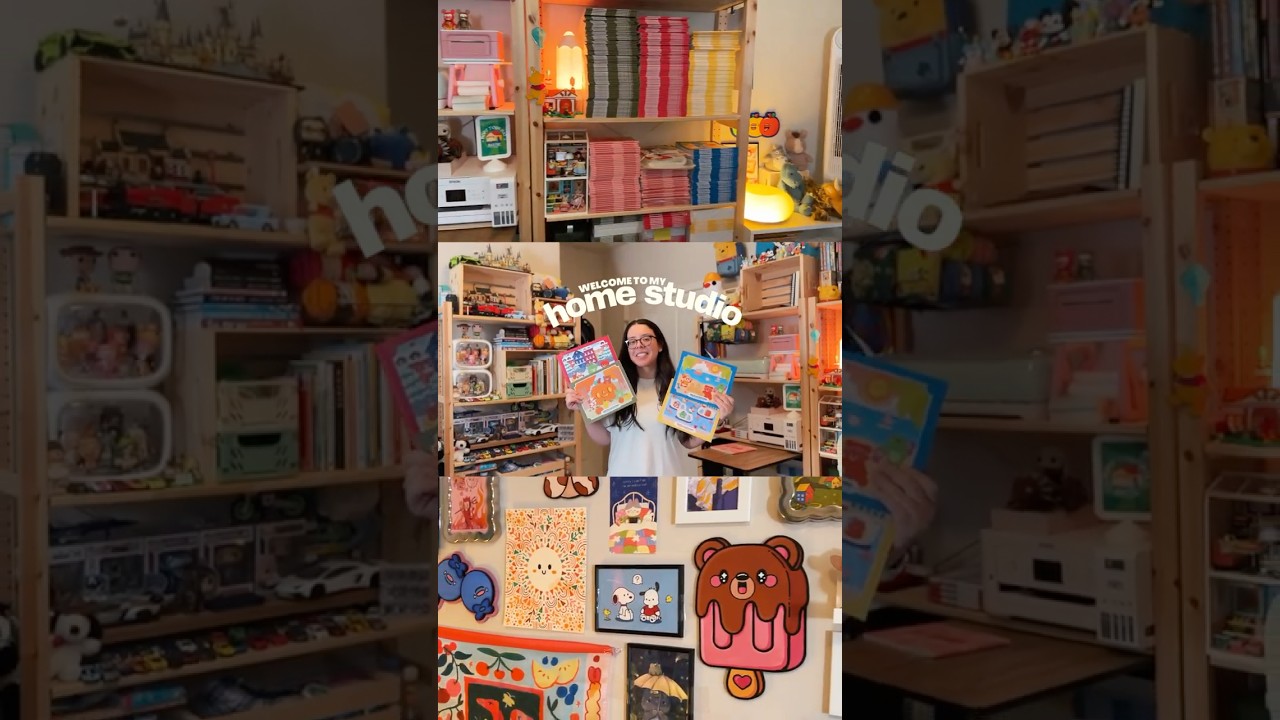 Art Studio Tour 🎨#studiolife #artstudio #studiotour