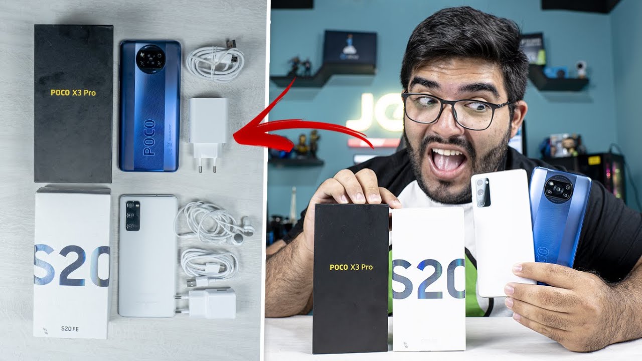 Galaxy S20 FE vs Poco X3 PRO, os mais desejados do momento! Qual comprar? Comparativo Geral!