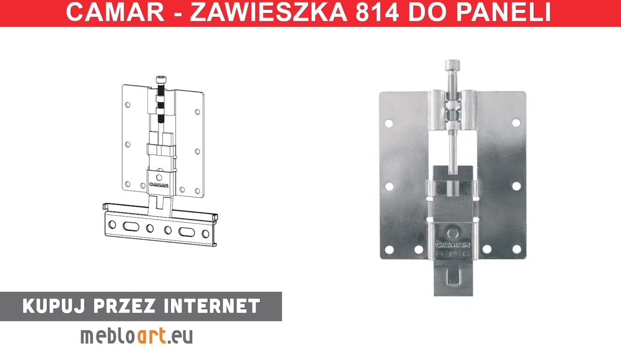 Zawieszka CAMAR 814 do paneli