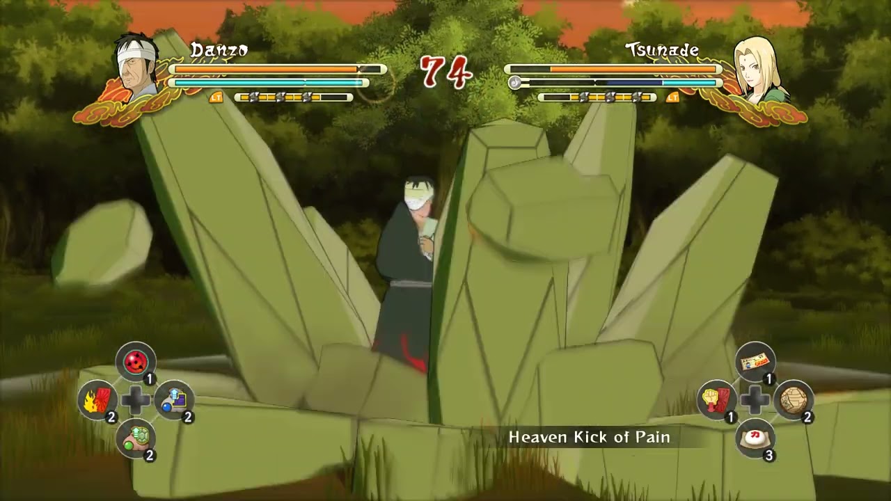 Danzo vs Tsunade - Naruto Shippuden Ultimate Ninja Storm 3 Full Burst