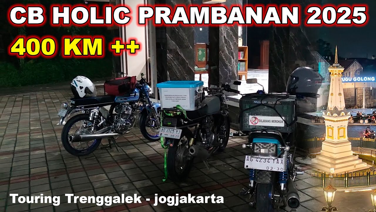 Touring acara CB HOLIC PRAMBANAN 2025 full lautan manusia