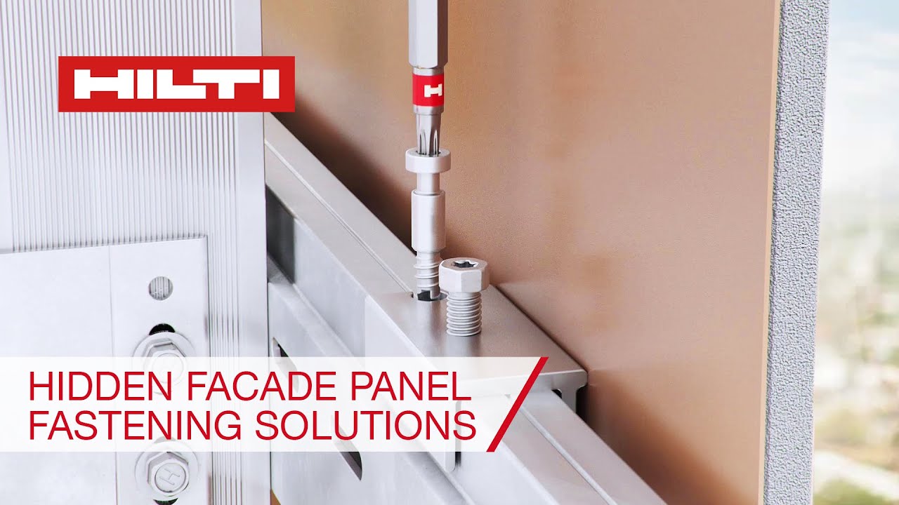 Hilti offers Innovative Solutions for Hidden Façade Cladding Fastening