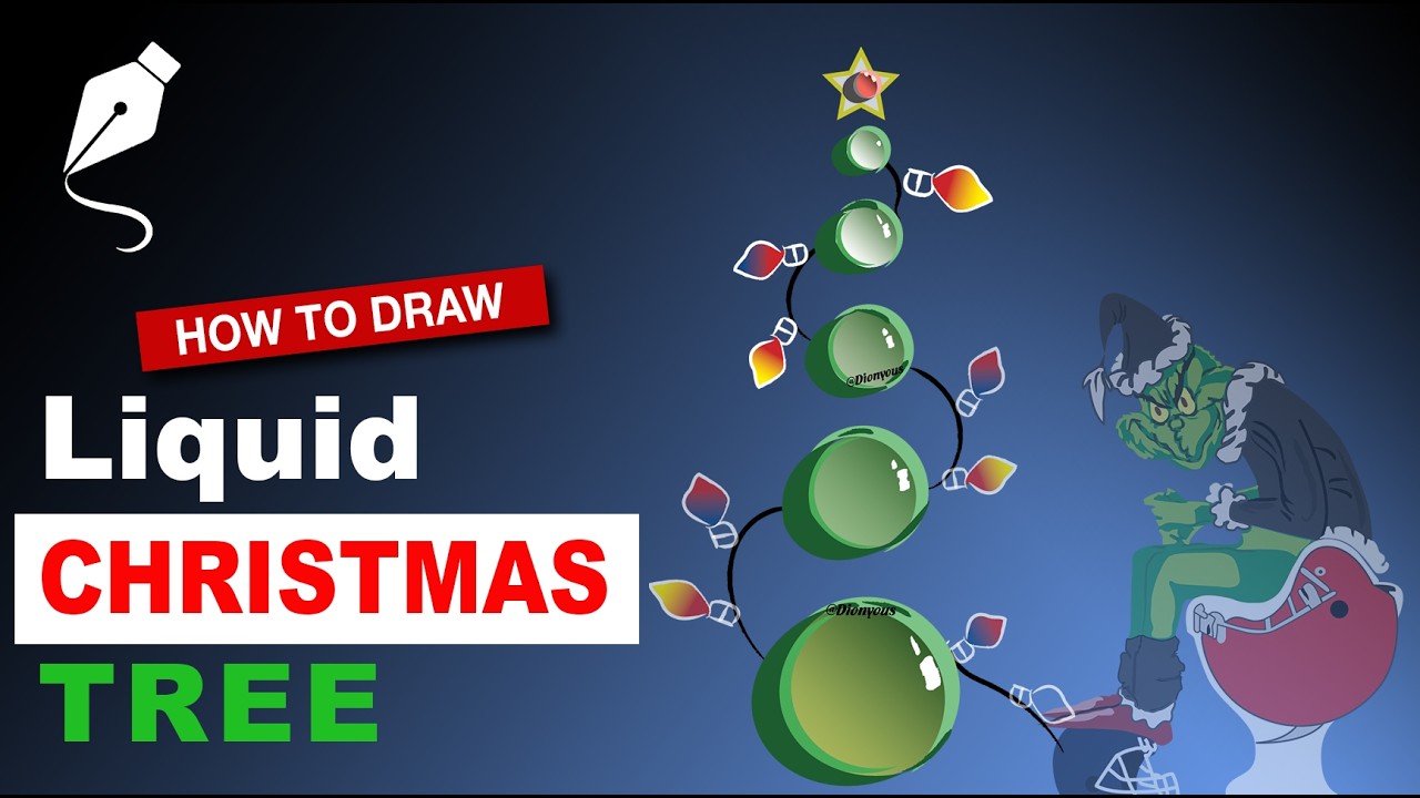 Christmas Reimagined: How to Draw a Liquid Style Vector Christmas Tree in Illustrator