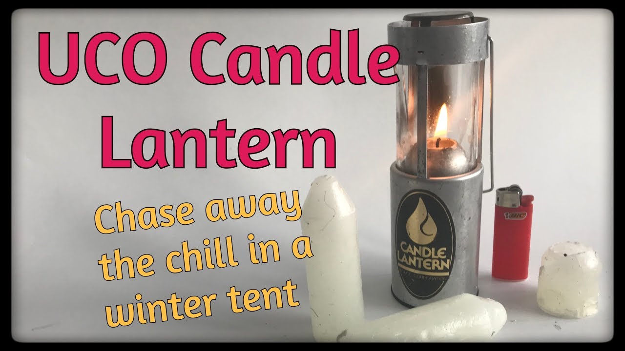 The legendary UCO Candle Lantern - Chasing the chill from inside a winter tent