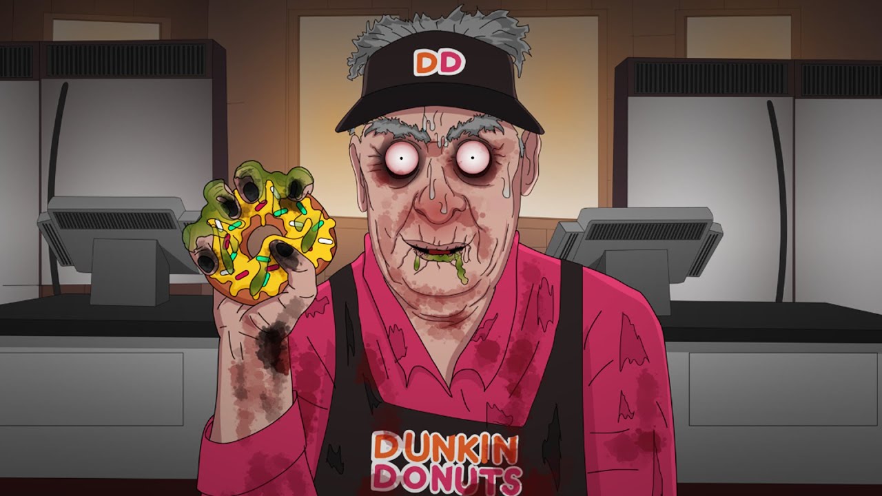 8 DUNKIN DONUTS/DOLLAR STORE Horror Stories Animated