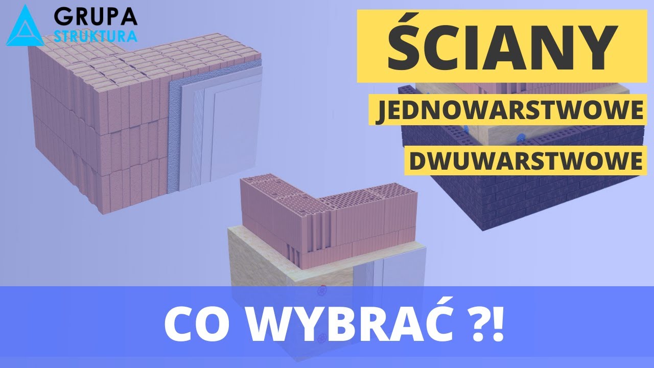 Ściany jednowarstwowa czy dwuwarstwowa? | Różnice | Wady i zalety | Porównanie technologii