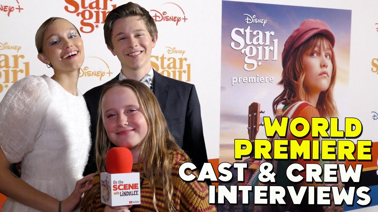 Grace VanderWaal Stargirl Red Carpet Cast & Crew Interviews - Graham Verchere - Karan Brar - Disney+