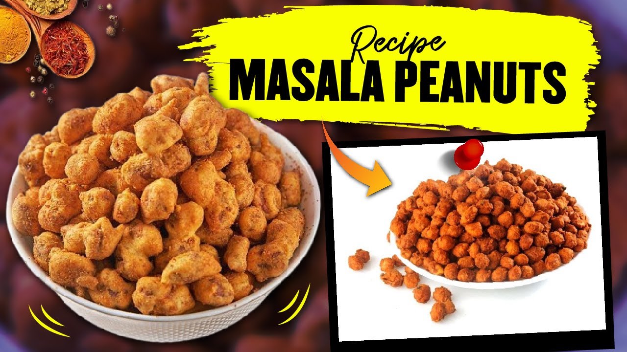 Easy Masala Peanuts Recipe at Home | Crunchy Masala Peanuts | मसाला मूंगफली रेसिपी | CafeByEkta