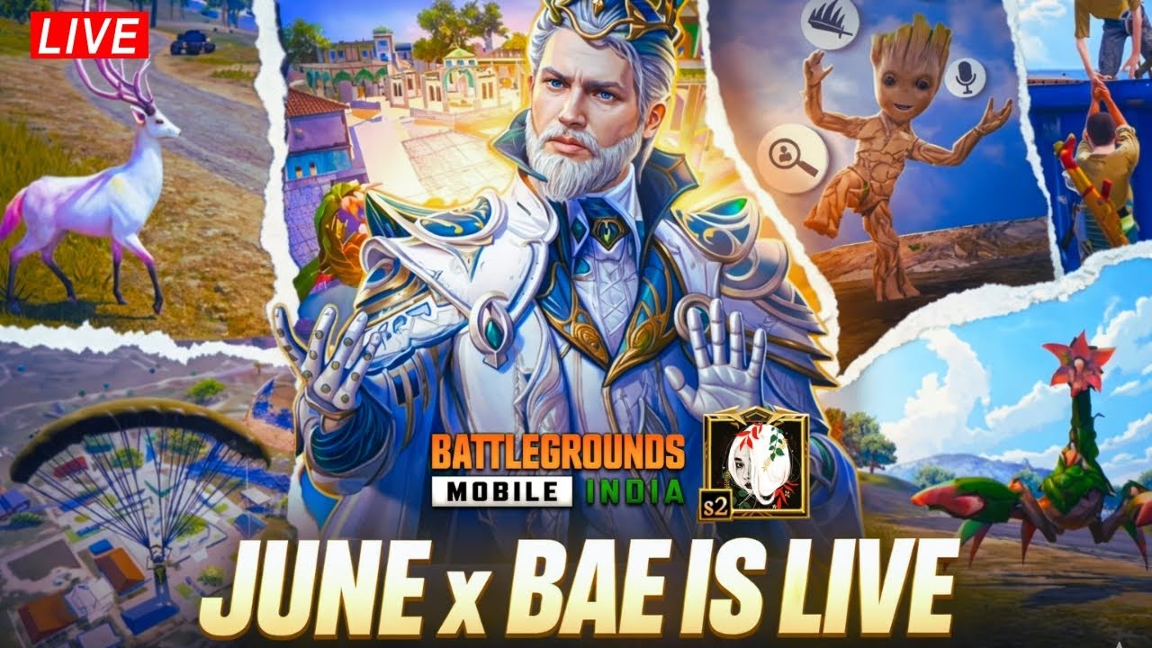JuneBAE is live  4.2 Primewood genesis 🇮🇳❤️BGMI | PUBG MOBILE 60 FPS