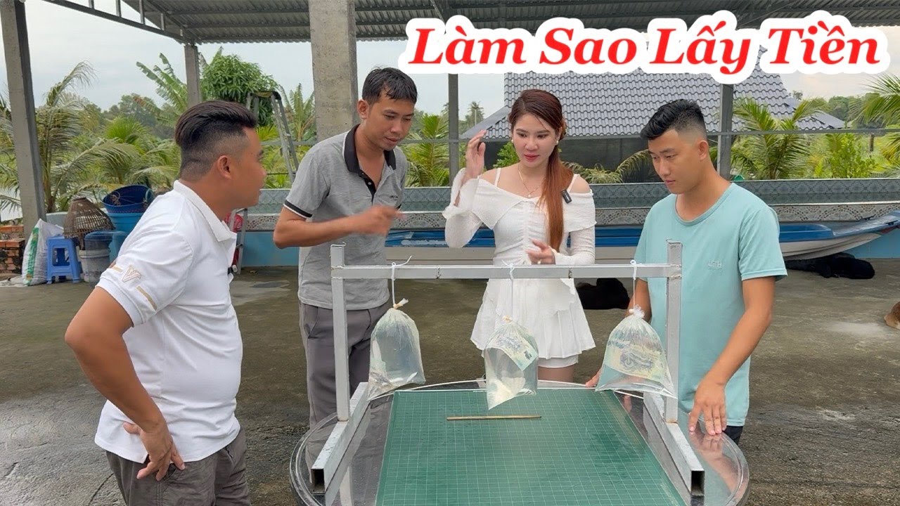 Làm Sao Lấy Được Tiền Trong Bọc Nước Nhưng Không Làm Chảy Nước Thắng Ngay Tiền Triệu | Ly Ngô Vlog