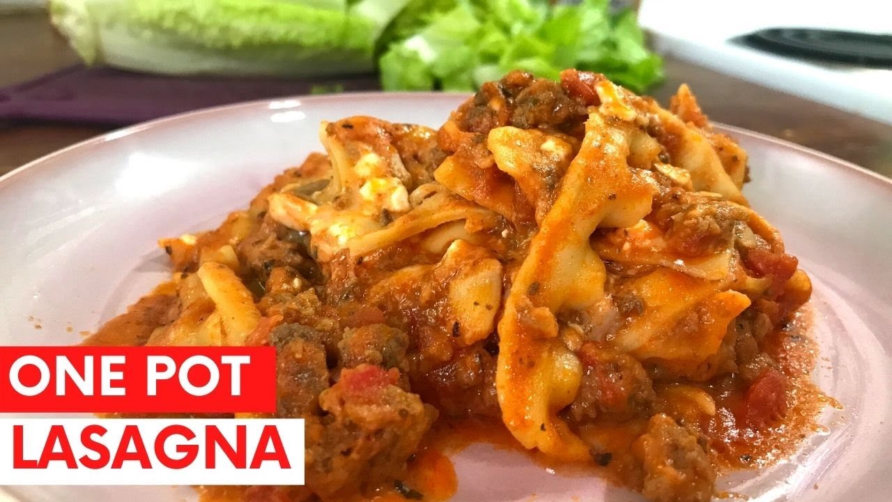 Лазанья на сковороде в одной кастрюле | Лазанья на плите | Легкое блюдо на будний вечер