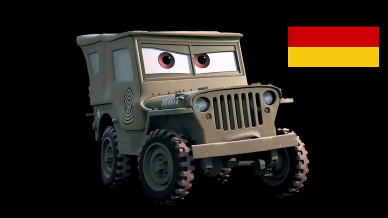Cars: The Video Game - Sarge Voice Clips (German)