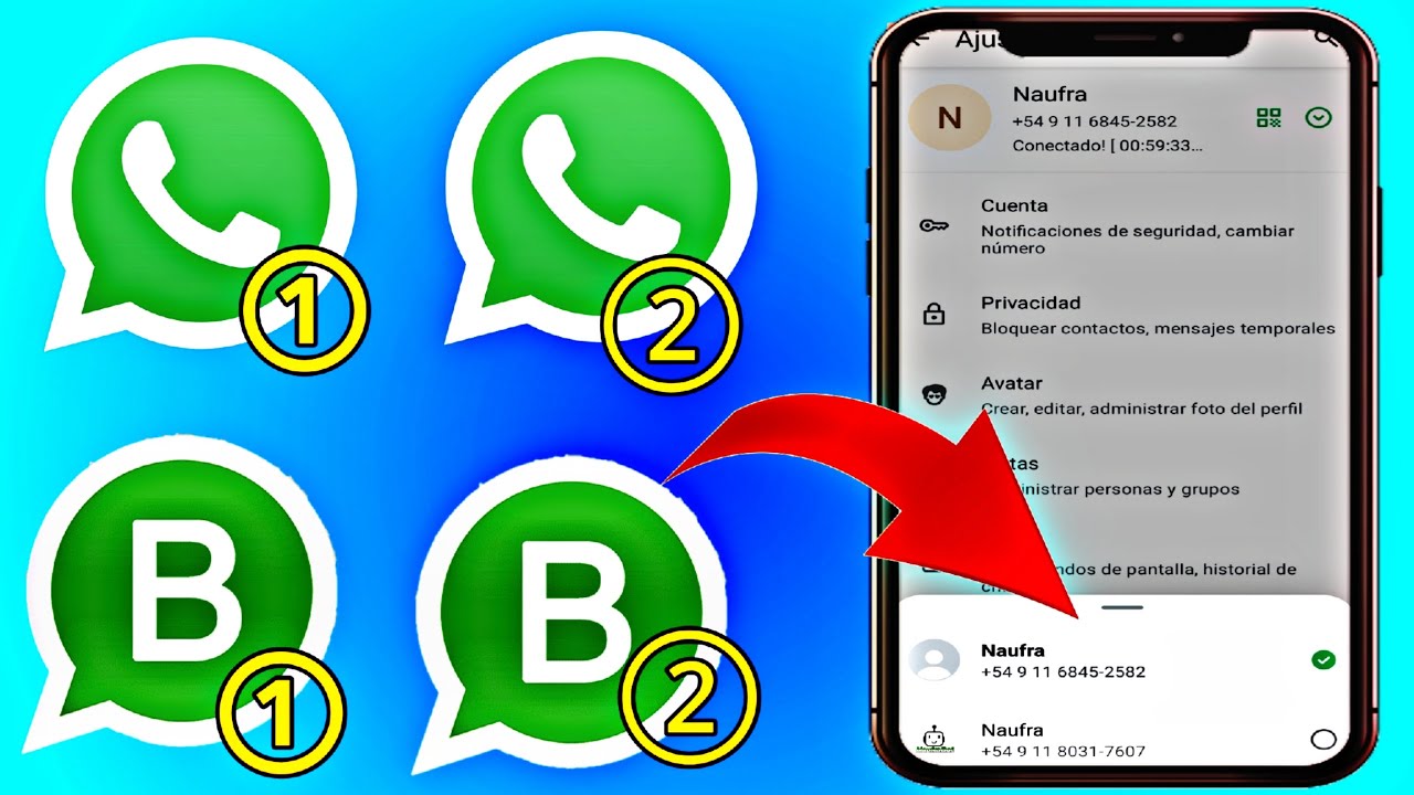 Truco para TENER DOS WhatsApp en el mismo CELULAR sin apps EXTERNAS 2025