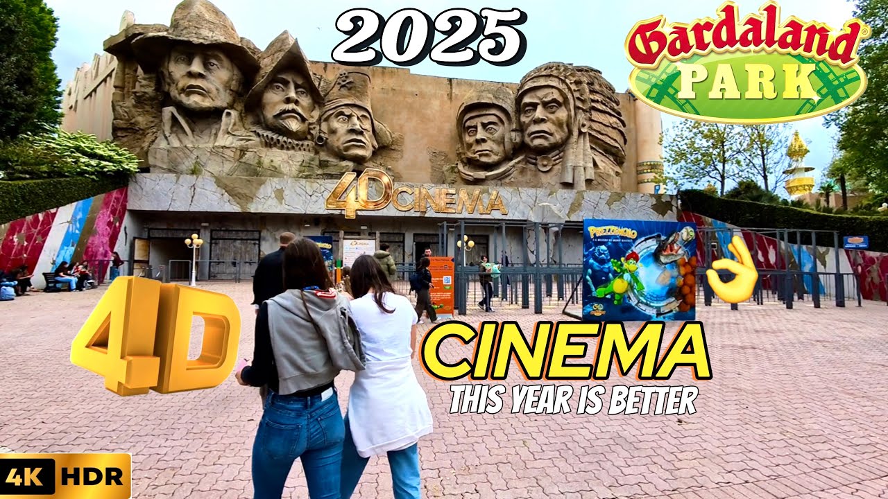 Gardaland: (4D CINEMA 2025) 4k HDR. 🫶🏻👌😍 #gardaland cinema 4d gardaland (🇮🇹)