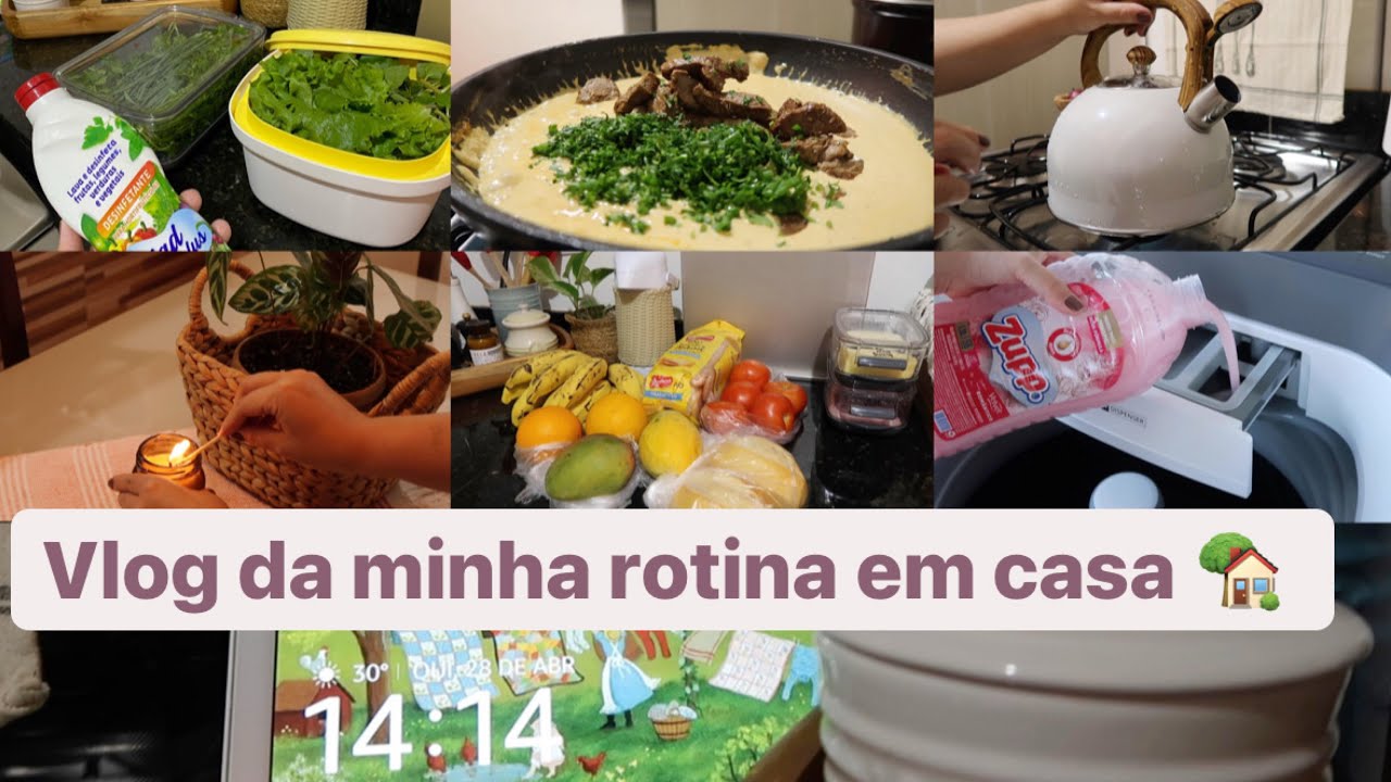 Vlog mostrando a minha rotina com a casa | Preparei uma janta fresquinha | Minha máquina nova chegou
