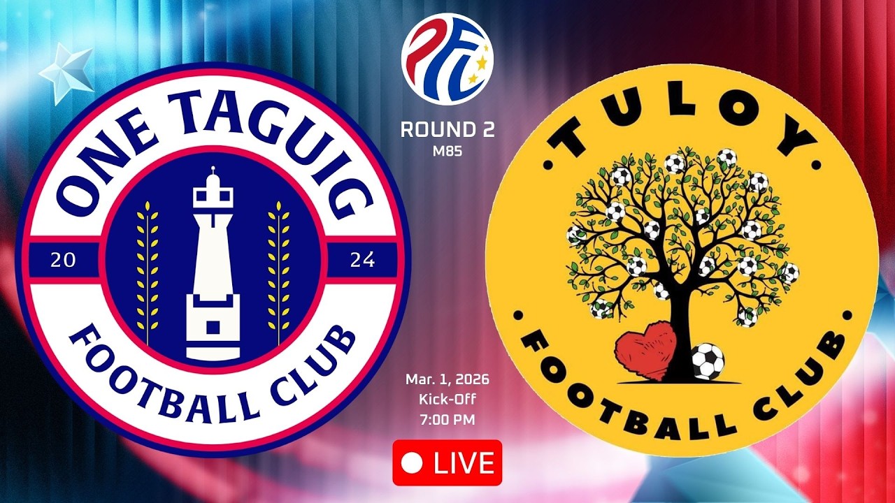PFL 2025-2026 LIVE: ONE TAGUIG FC VS TULOY FC || Round 2 | M85