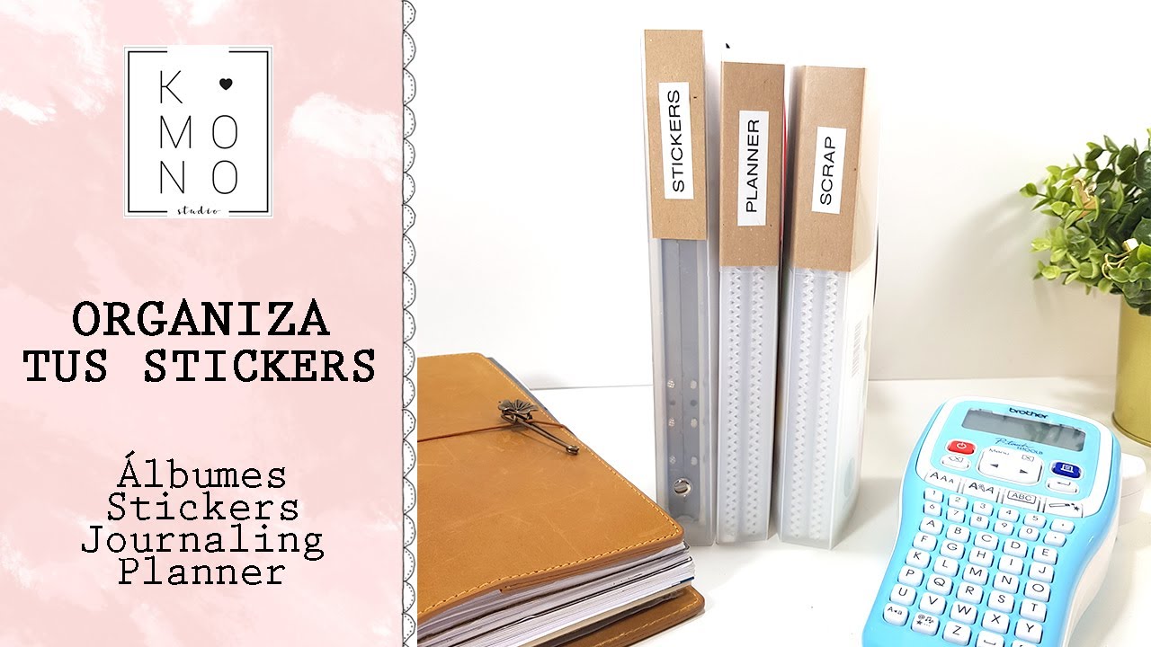 Organización definitiva para tus stickers:  Scrap, Planners, Bullet y Journaling