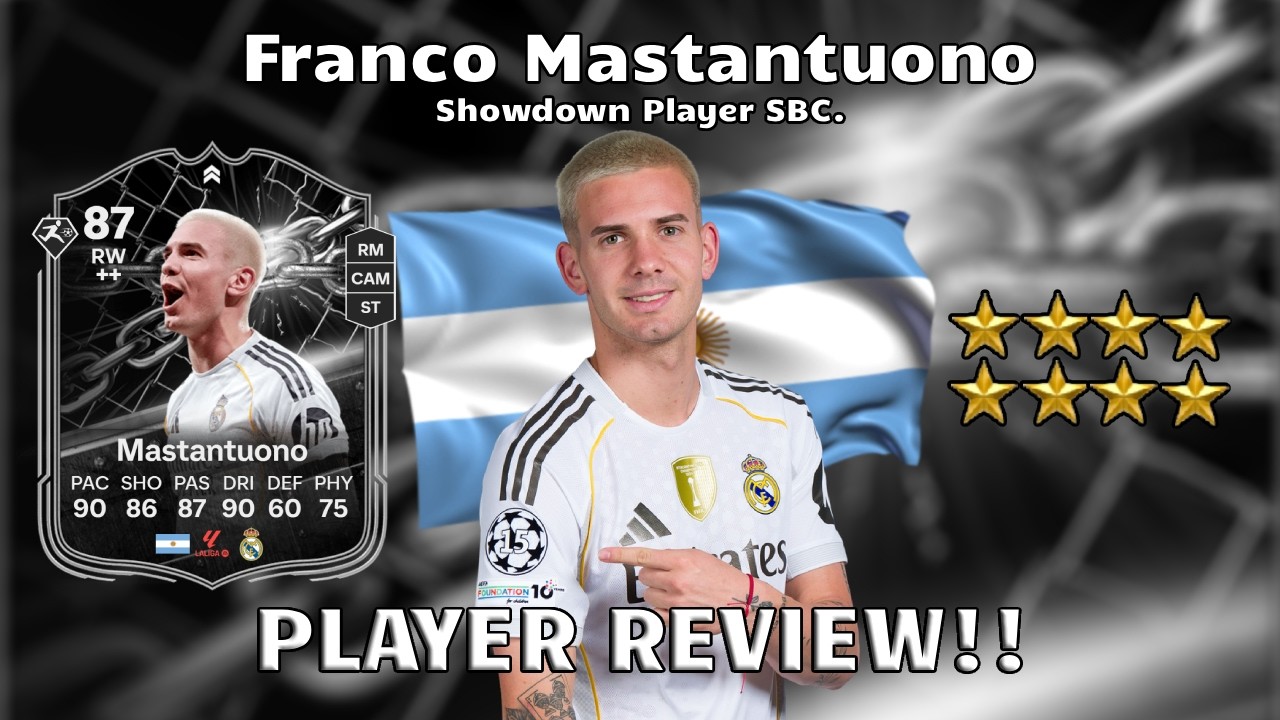 🪽⭐ Обзор игрока Франко Мастантуоно с рейтингом 87! SBC игрока Showdown🪽⚽. FC 26 Ultimate Team