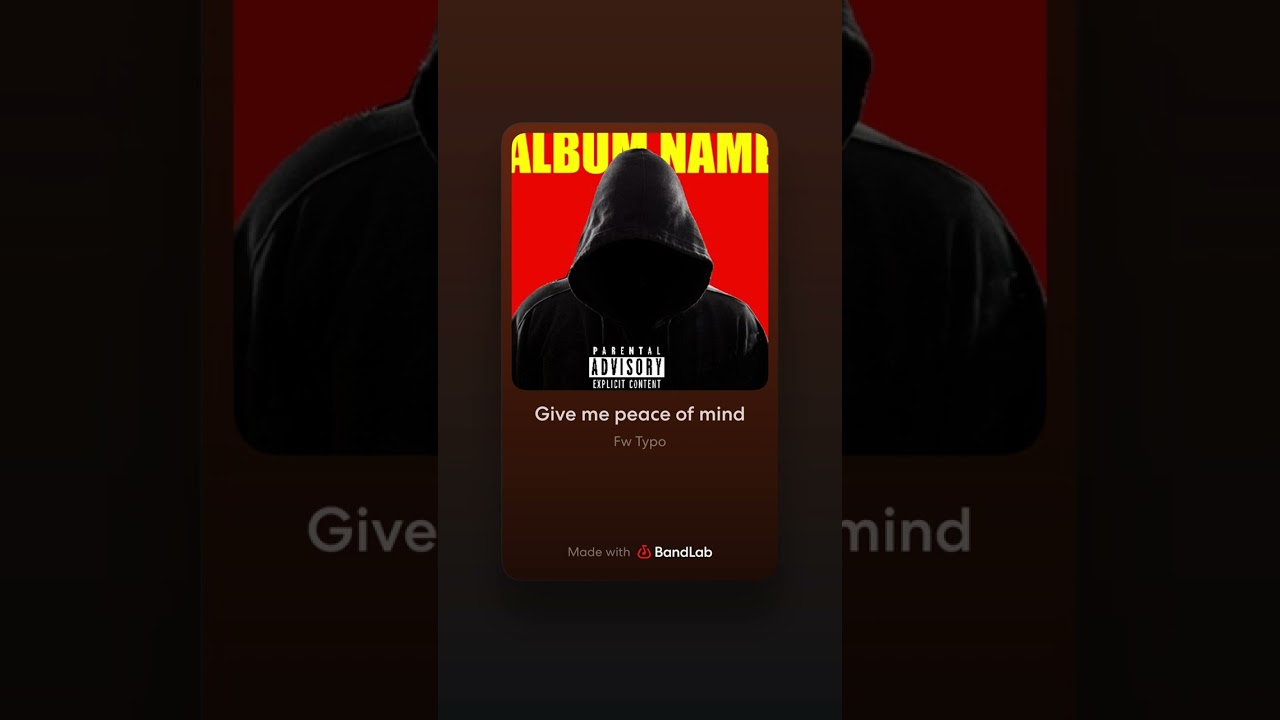 Fw Typo - Give me peace of mind 