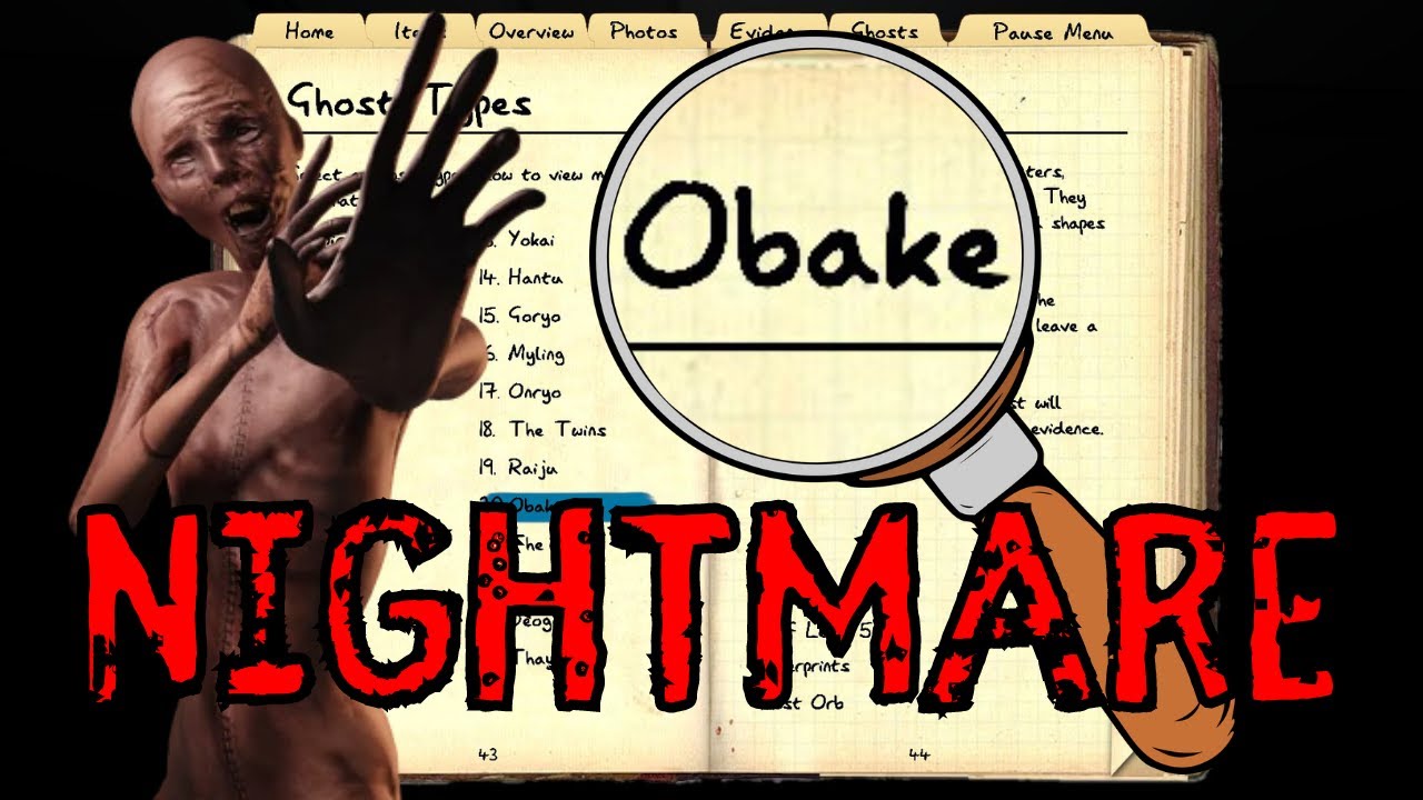 How to identify the OBAKE in Phasmophobia