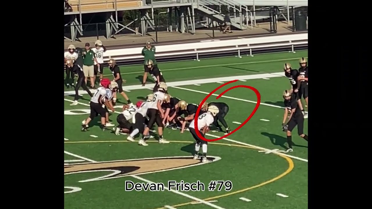 Devan Frisch First Game 9th Grade East Ridge High School Football Minnesota